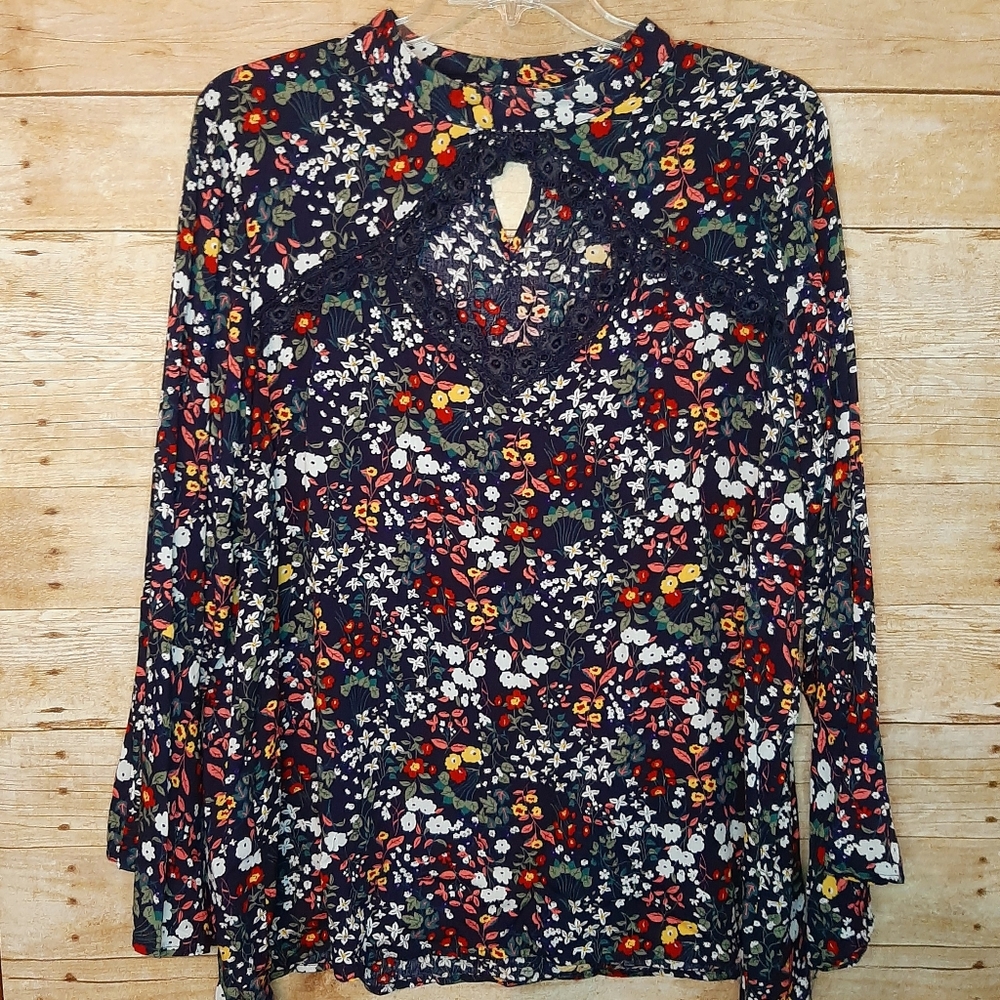 NWOT Floral Blouse, 3X